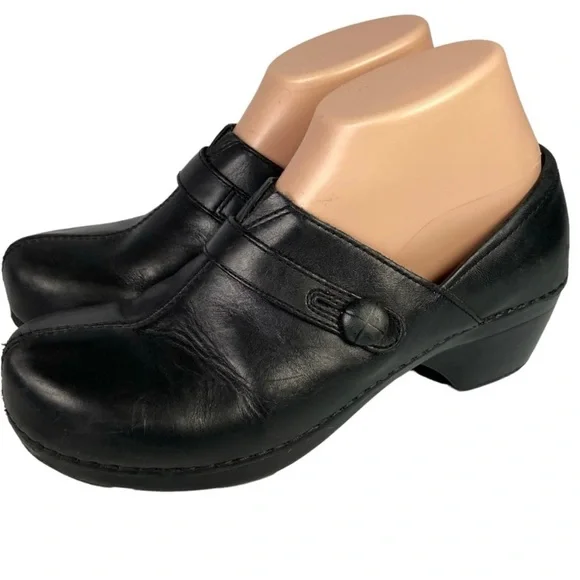 Dansko Shoes Dansko Womens Size 37 Solstice Clog Black Leather